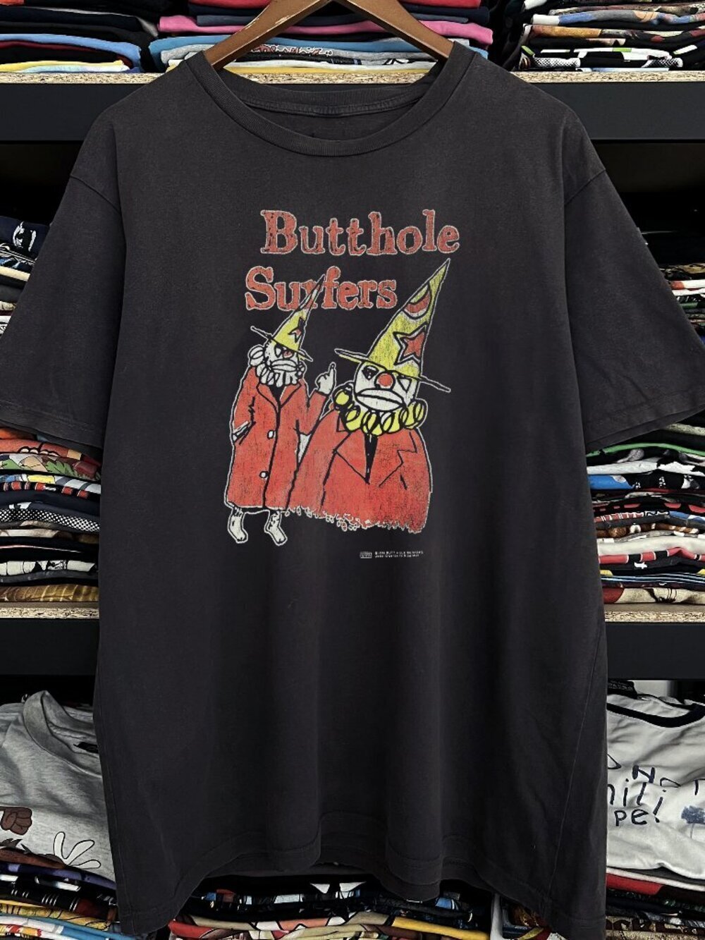 1996 Butthole Surfers Washed Black Tee